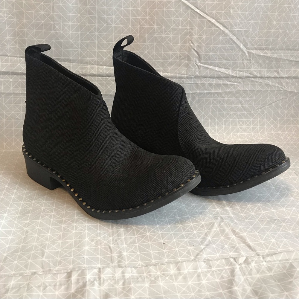 Charleston Shoe Company Barcelona Boot in Black Herringbone